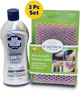 Bar Keepers Friend Multipurpose Cooktop Cleaner Kit