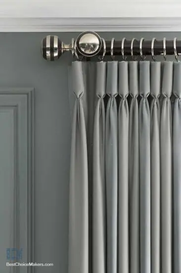 how to make pinch pleat curtains with buckram