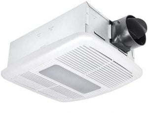 Delta Electronics (Americas) Ltd. RAD80LED 80 CFM bathroom exhaust fans wit Dimmable Light and Heater