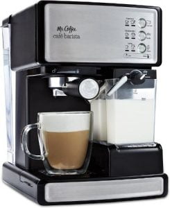 Mr. Coffee Espresso and Cappuccino Maker Cafe Barista - best home espresso machine under 200