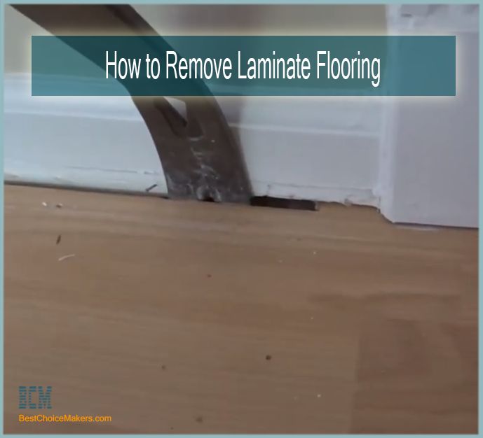 How To Remove Laminate Flooring Both Glued & Floating Type