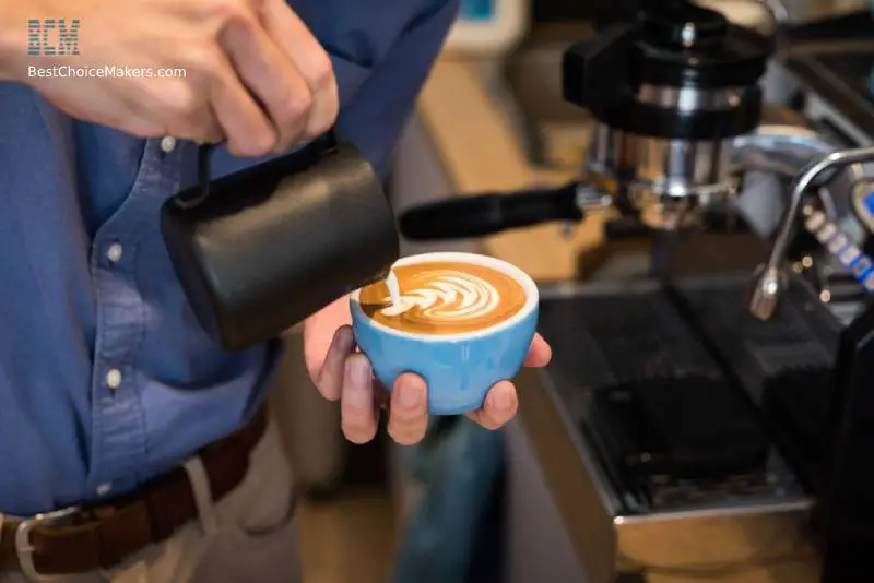 Making a Latte with an Espresso Machine