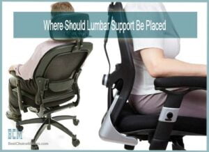 where to put lumbar support on chair