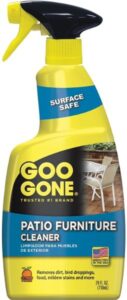 Goo Gone Patio Furniture Cleaner - Best Mold Remover Spray for Wood Deck & Furniture