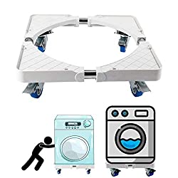 Multi-Functional Adjustable Washer Dryer Dolly - Best Appliance Casters and Rollers with Lock