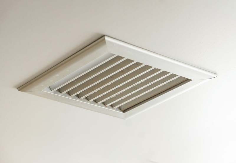 Bathroom Ventilation Through Ceiling to wall vent