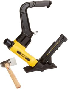 DEWALT DWFP12569 Flooring Stapler, 2-in-1 Floor Nailer for Hardwood Flooring