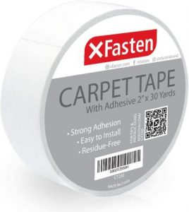 3. XFasten Double-Sided Carpet Tape for Carpet to Floor and Area Rugs to Carpet