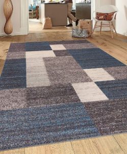 Rugshop Modern Design Stain Resistant Non-slip Area Rug for High Traffic Areas